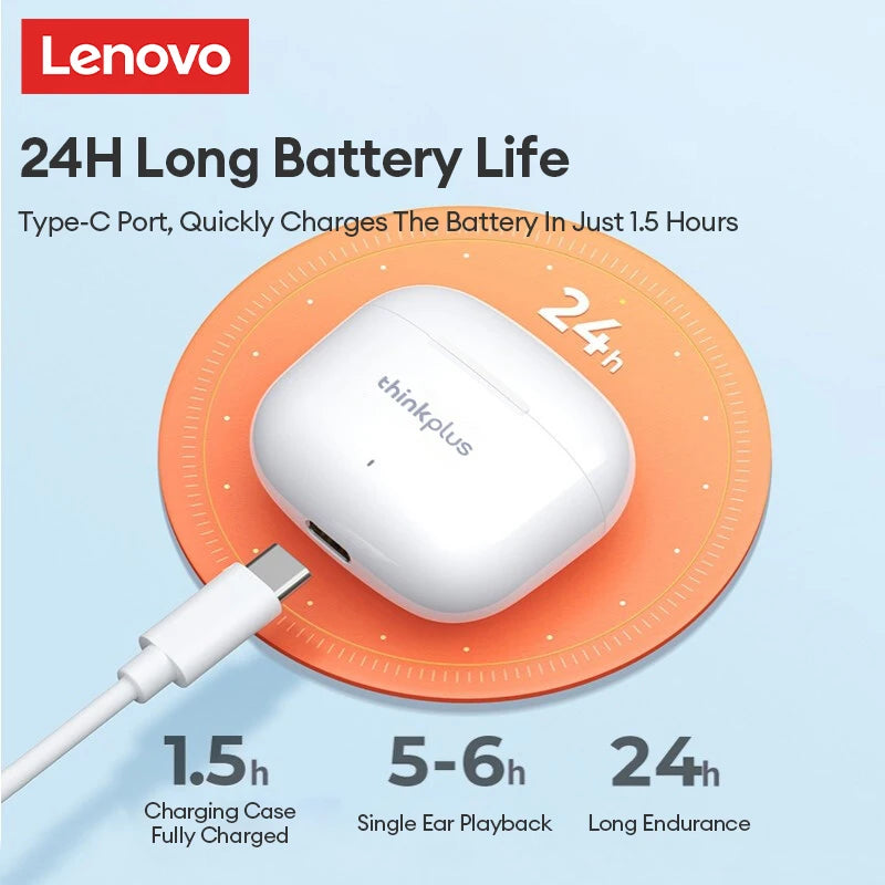 Lenovo LP40 Pro Translation Earburds TWS Bluetooth Real Time Translation Long Endurance AI Earphones Travel Translator Headset