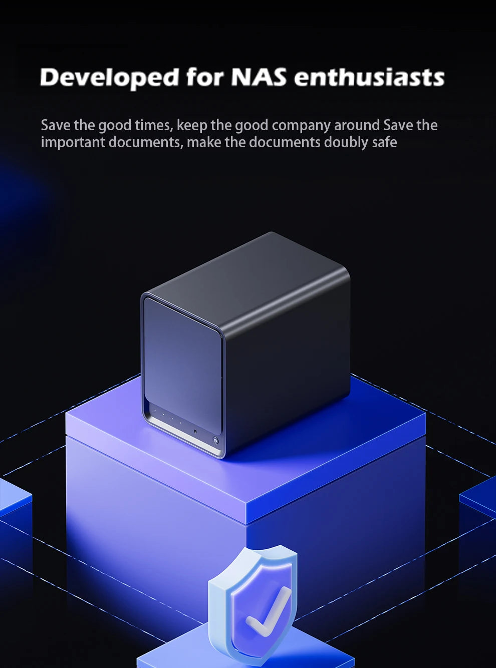 SZBOX WTR Pro NAS Mini PC with 4 Bay Twin Lake N150 DDR4 3200MHz Support 2.5/3.5" HDD*4 M.2 2280 NVMe Desktop NAS DIY Computer