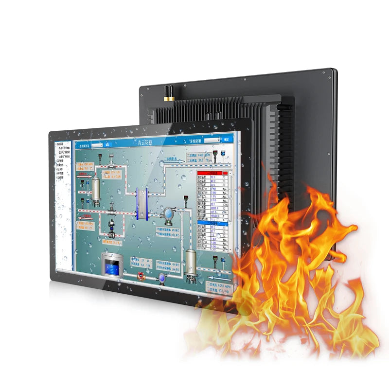 18.5 Inch All in One Capacitive Touch PC Industrial Panel PC VESA Installation 100*100 75*75 MM WIN 10 or 11 OS