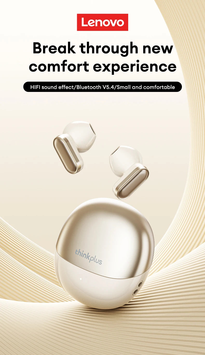 Original Lenovo LP19 Pro New TWS Wireless Bluetooth V5.4 Headset Long range sports headset Dual mode HD music gaming earbuds