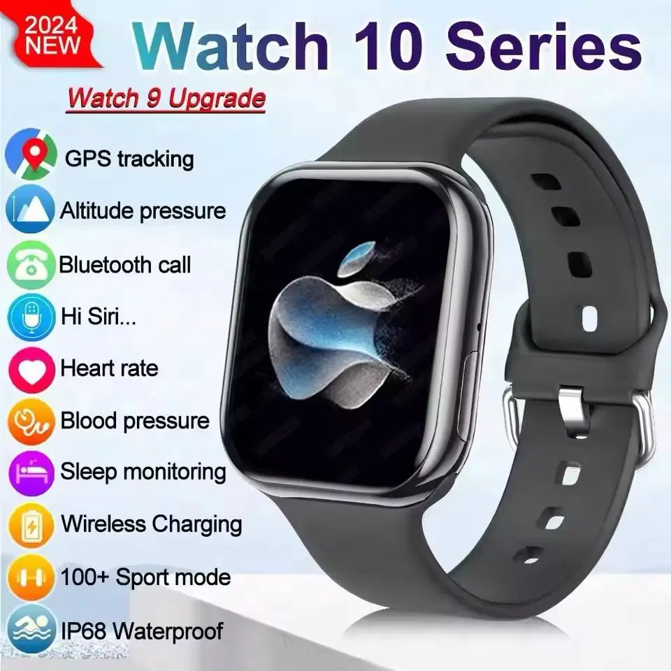 New 2025 Original For Apple Watch 10 Smart Watch Men Body Temperature Bluetooth Call NFC GPS Sports Women SmartWatch for Apple