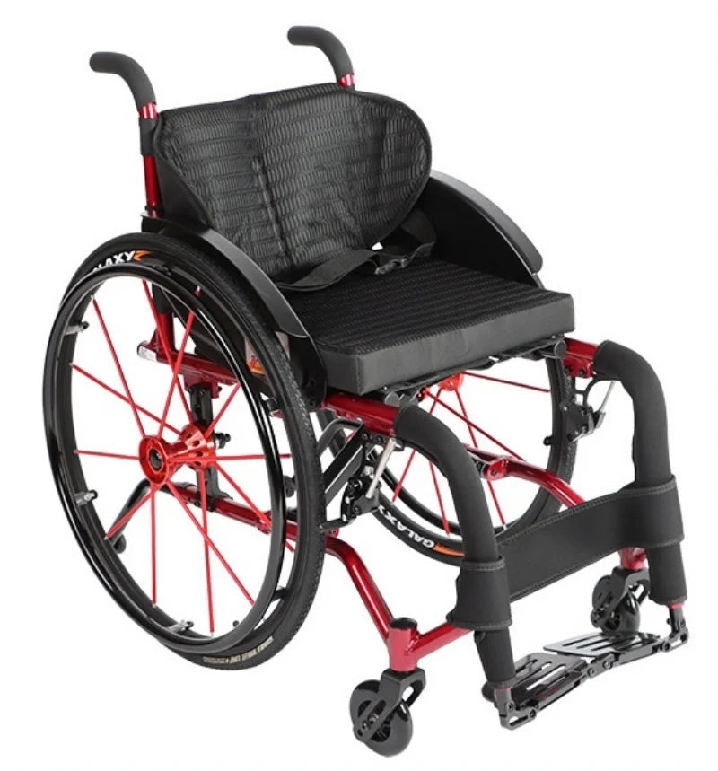 3different Seat Size Aluminum Alloy Rehabilitation Portable Light Foldable Travel Chair Sport manual Wheelchair for the Disabled