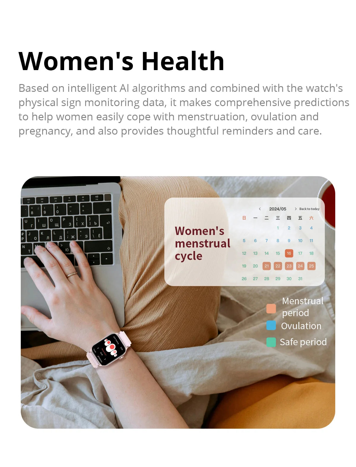 COLMI P78 AMOLED Smartwatch 1.95'' Display with Flashlight & Voice Calling 100+ Sports Mode Health Monitor Men Women Smart Watch