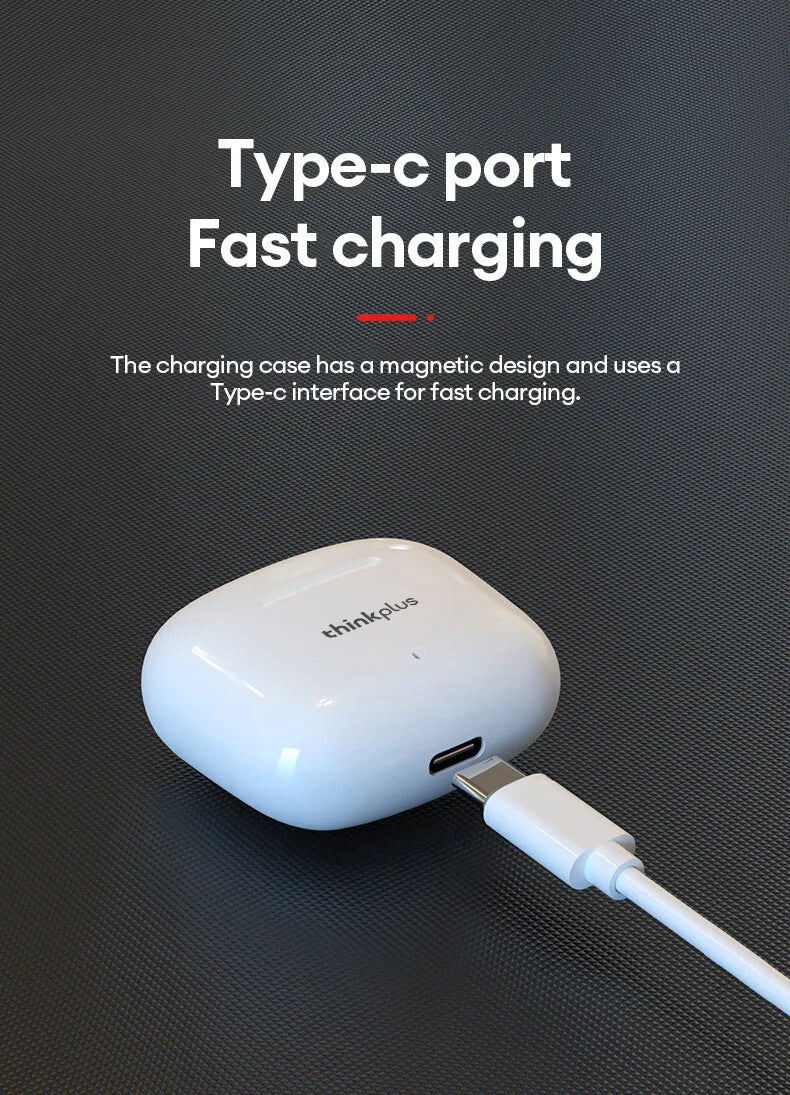 Lenovo LP40 Pro Translation Earburds TWS Bluetooth Real Time Translation Long Endurance AI Earphones Travel Translator Headset