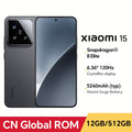 CN Global ROM Xiaomi 15 256GB/512GB Snapdragon 8 Elite 6.36”1.5k OLED Screen 5400mAh Battery 90W Wired Charge 50MP+32MP Camera