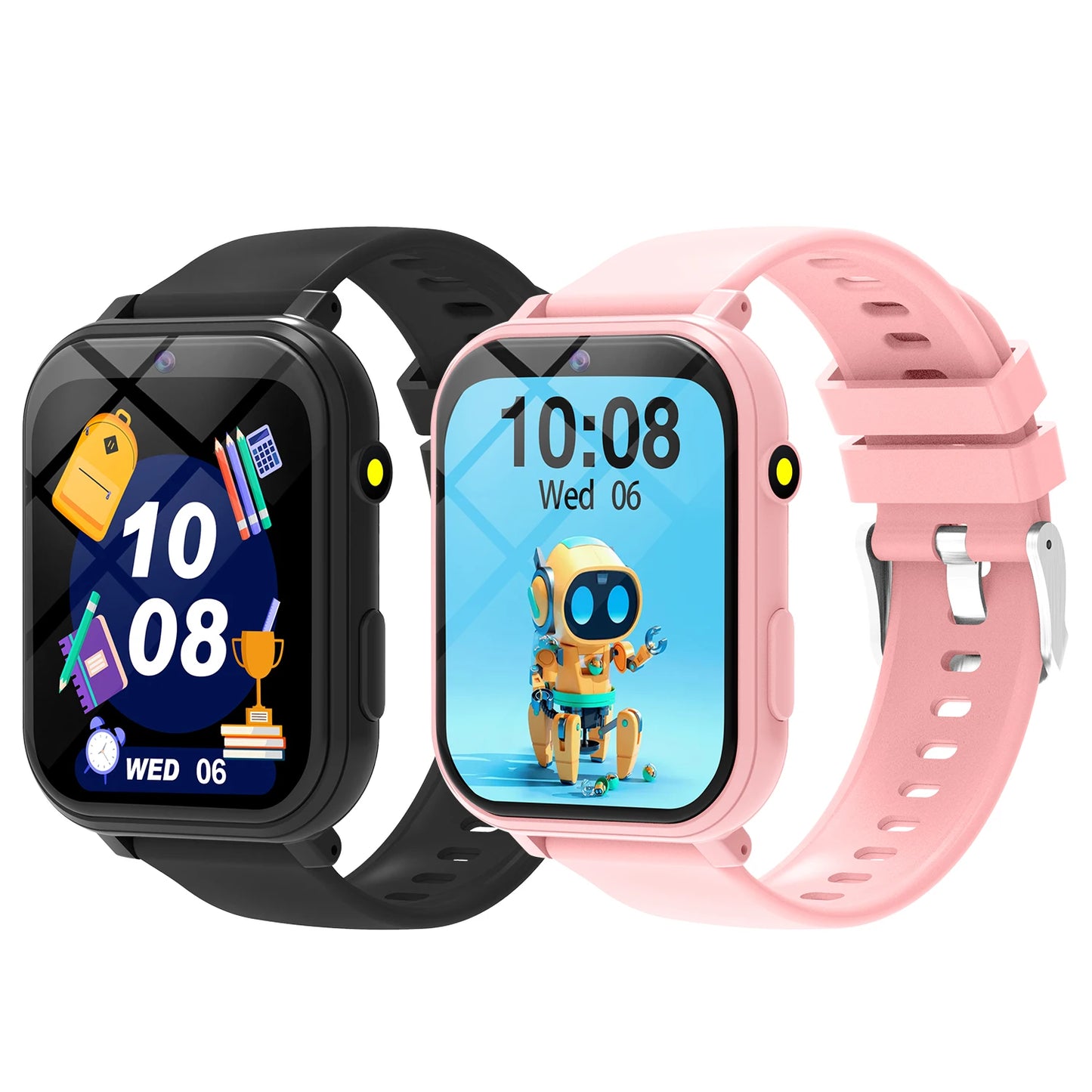 Kids Games Smart Watch 18 Games Camera Waterproof Flashlight Sleep Monitoring For Birthday Holiday Gift Boy Girl Children