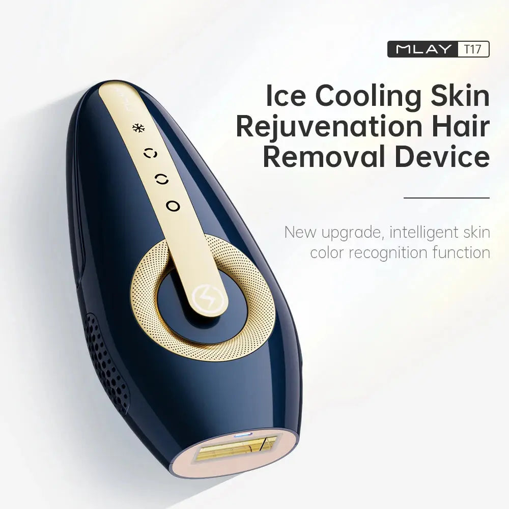 T17 Infinite Flashes Laser Hair Removal Bikini Epilator ICE Cold Device Portable SkinSensor Hair Remover Machine For Women Men