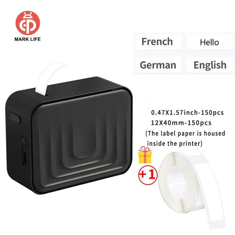 Marklife Mini Smart Label Printer B1 D110 B21 M1 Bluetooth Inkless Sticker Printer For Office Kitchen School To Gift/Marking