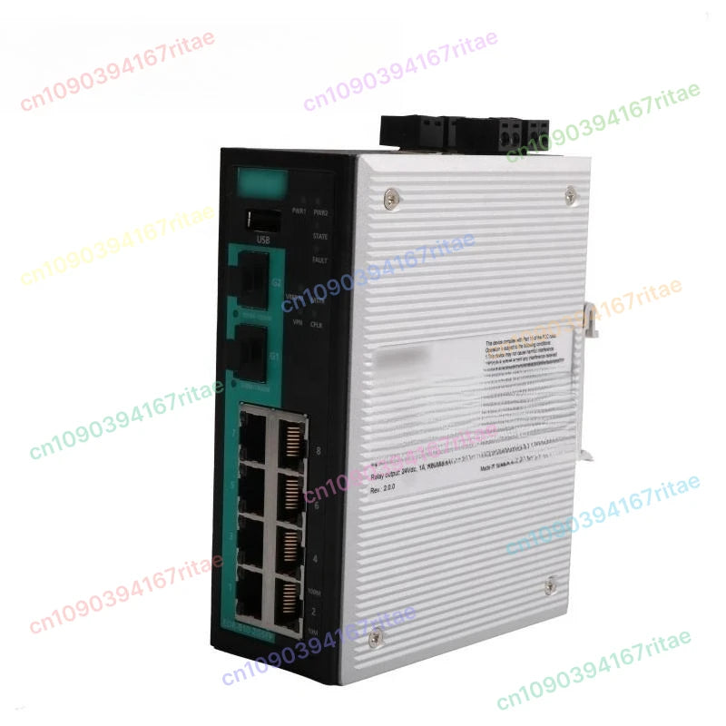 High Performance Security Router 8-Port Gigabit with VPN Firewall SFP for Industrial Network