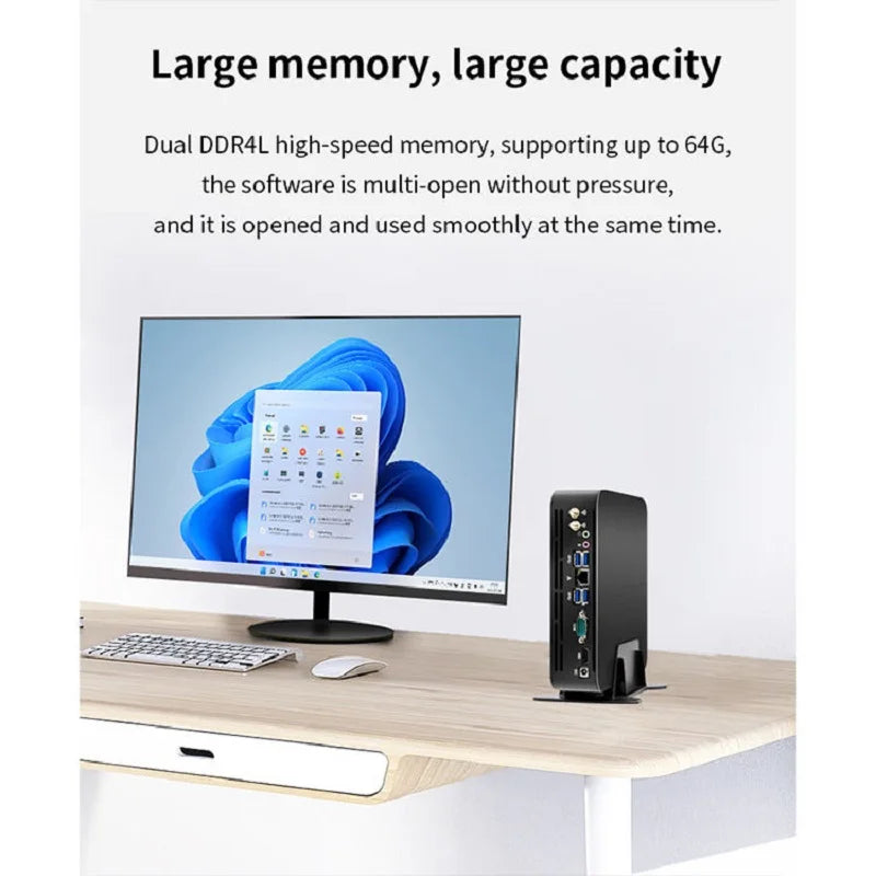 12th Gen Mini PC Gamer Intel I7 1265u I5 1235U 10 Core 12 Threads 2*DDR4 M.2 NVME SSD HD Win11 Office Mini Computer WiFi6