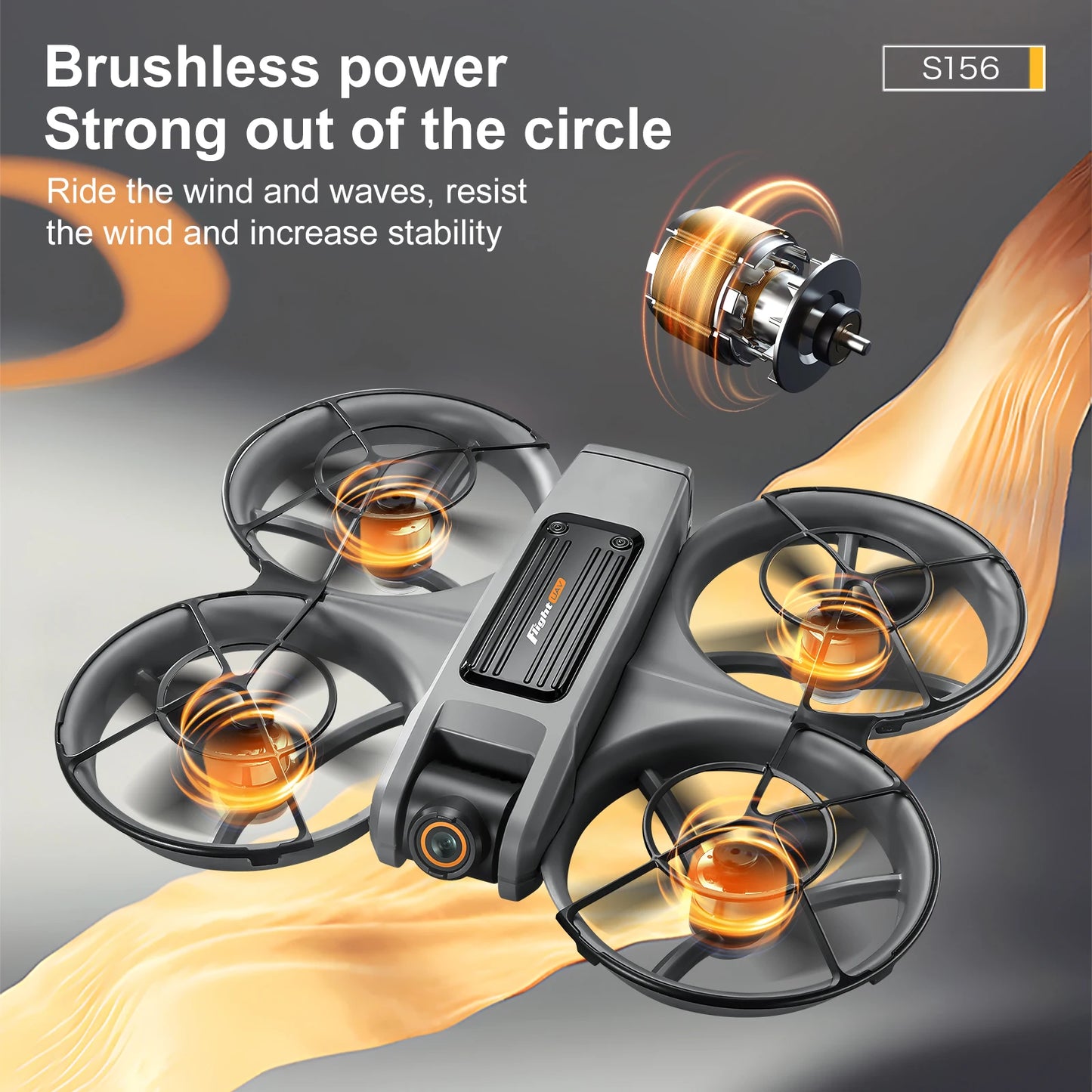 New Drones S156 GPS 8K Professional HD 360° Dual Cameras 5G WIFI Brushless Motors Obstacle Avoidance FPV Foldable Quadcopter Toy