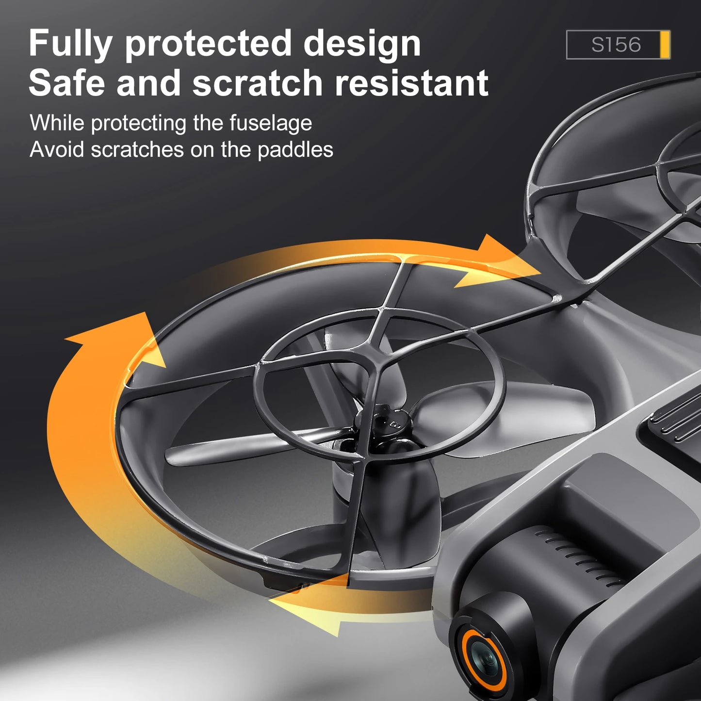 New Drones S156 GPS 8K Professional HD 360° Dual Cameras 5G WIFI Brushless Motors Obstacle Avoidance FPV Foldable Quadcopter Toy
