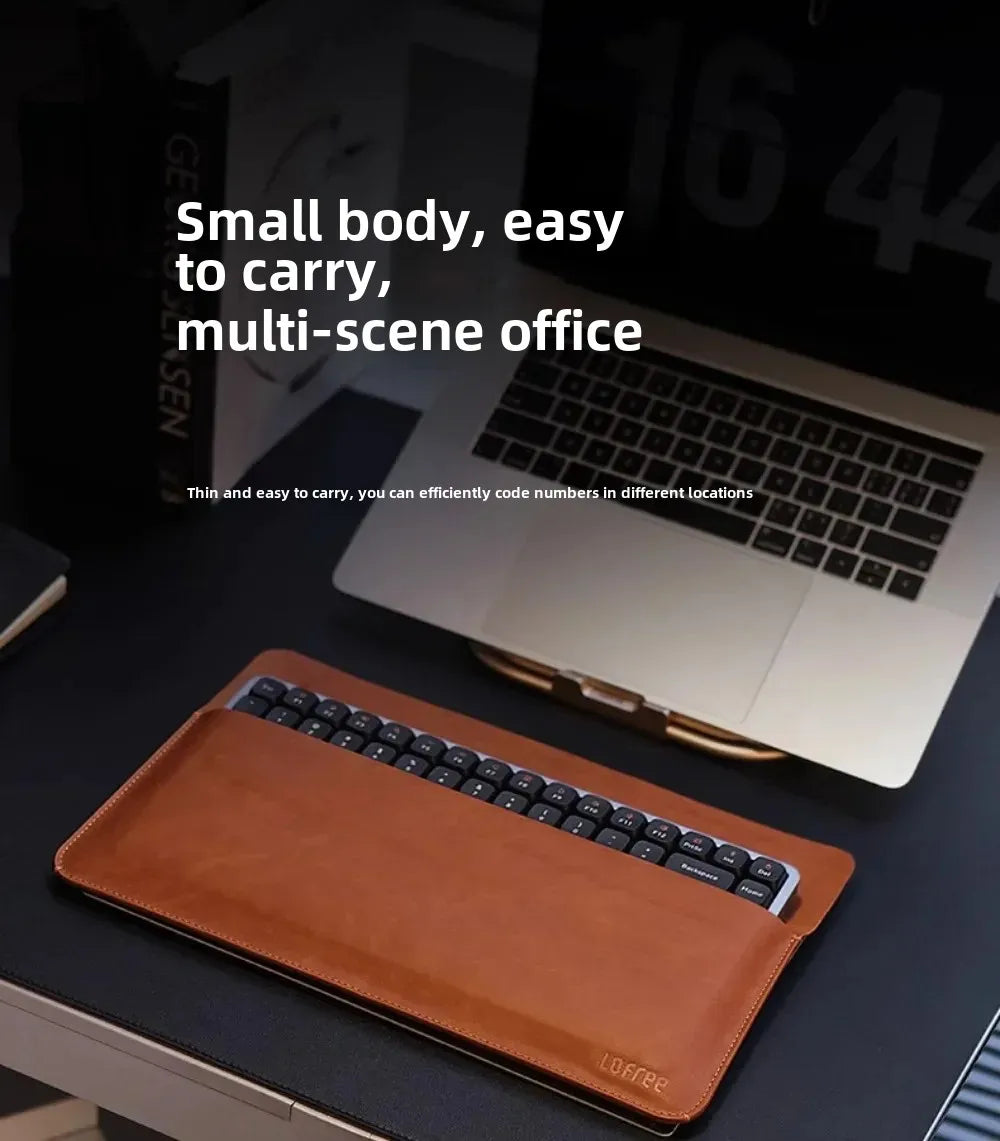 Lofree Flow Series Low-Profile Wireless Mechanical Keyboard Aluminum Gasket 2-Mode Bluetooth Wired Type-c Office Portable Typing