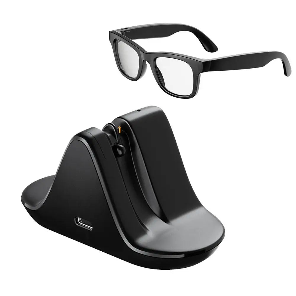 For META Ray Ban Smart Glasses Charging Dock For RW4006 RW4008 Magnetic Lightweight Portable Safe Type C