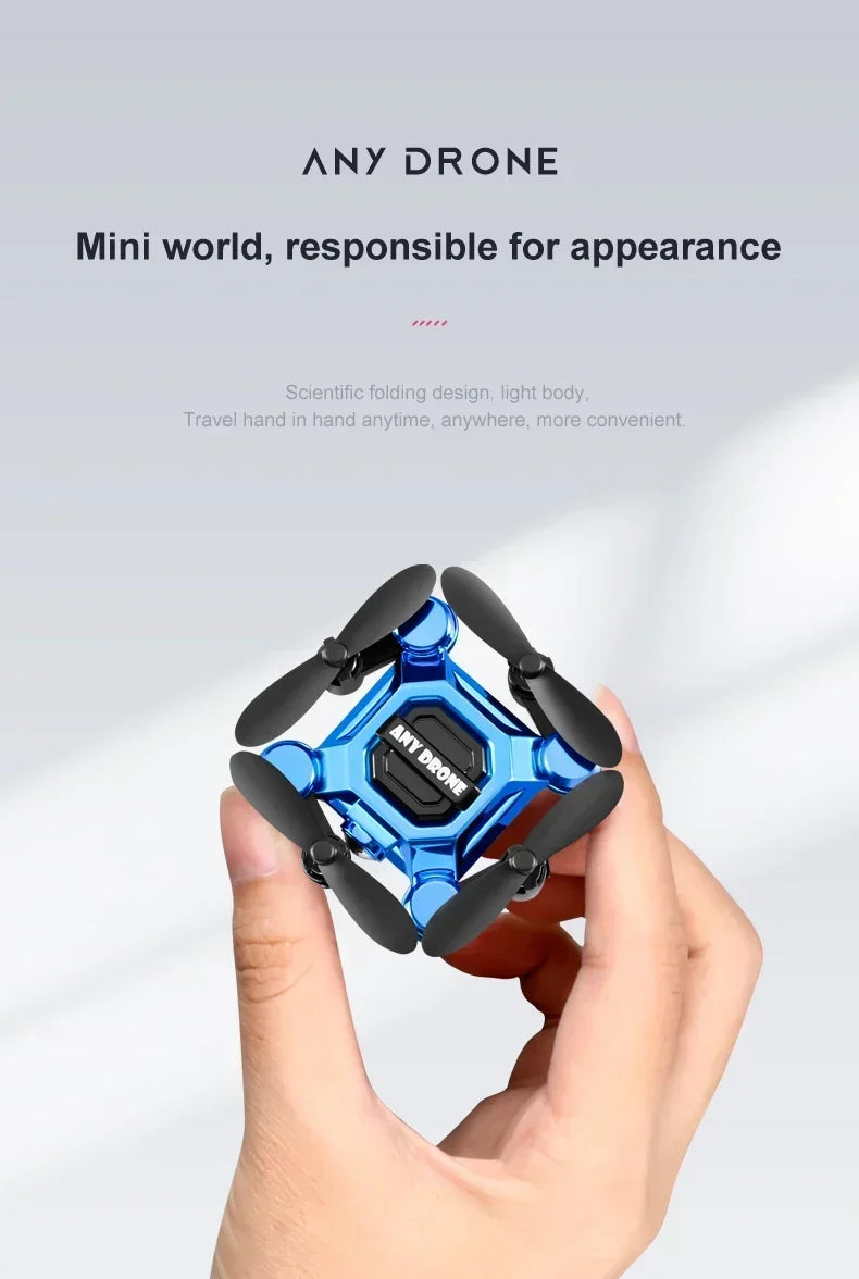 802 Mini Drone 4K 1080P HD Camera WiFi Fpv Air Pressure Altitude Hold Professional Foldable Quadcopter RC Drone Kid Toys GIft