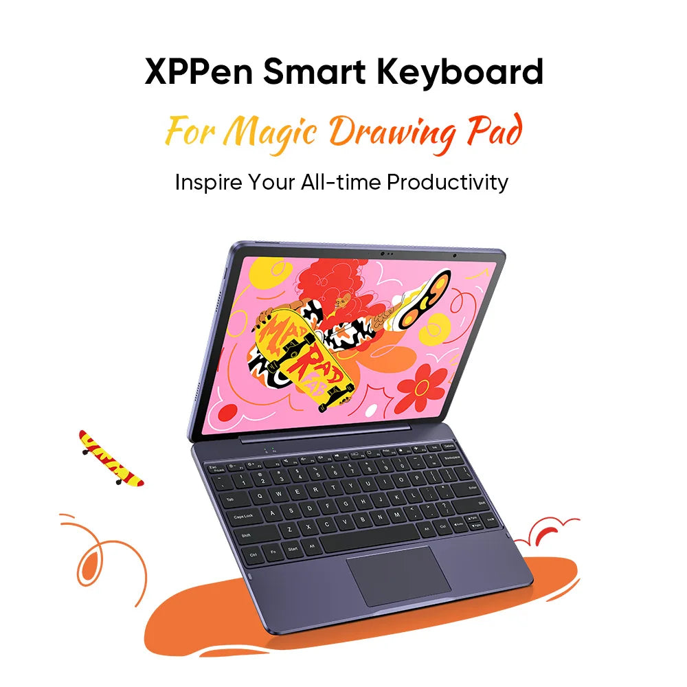 XPPen Magic Drawing Pad 12 inch Tablet Android Pad 2K Resolution 16K Levels 8GB 256GB Graphics Drawing Tablet Monitor Android 14