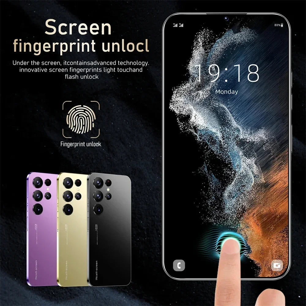 HOT 2025 new S26 Ultra original intelligent 4G 5G dual card dual standby Android 14 system global version 108MP 8000mAh battery