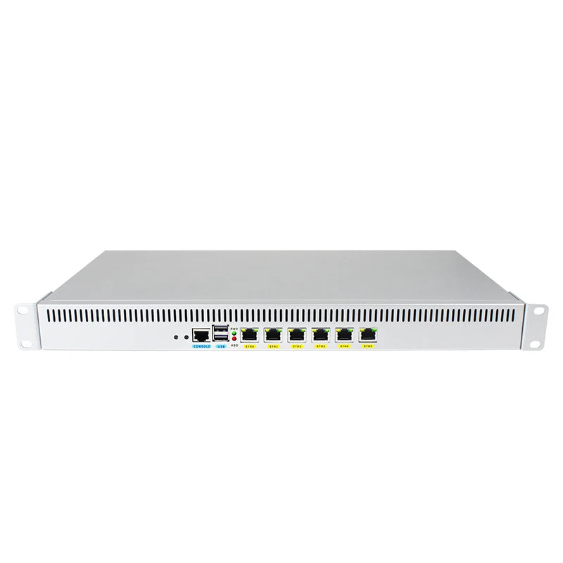 J4125 Celeron quad-core 6 network port 1U rack-mounted industrial computer firewall N5105 server 11th generation multi-network