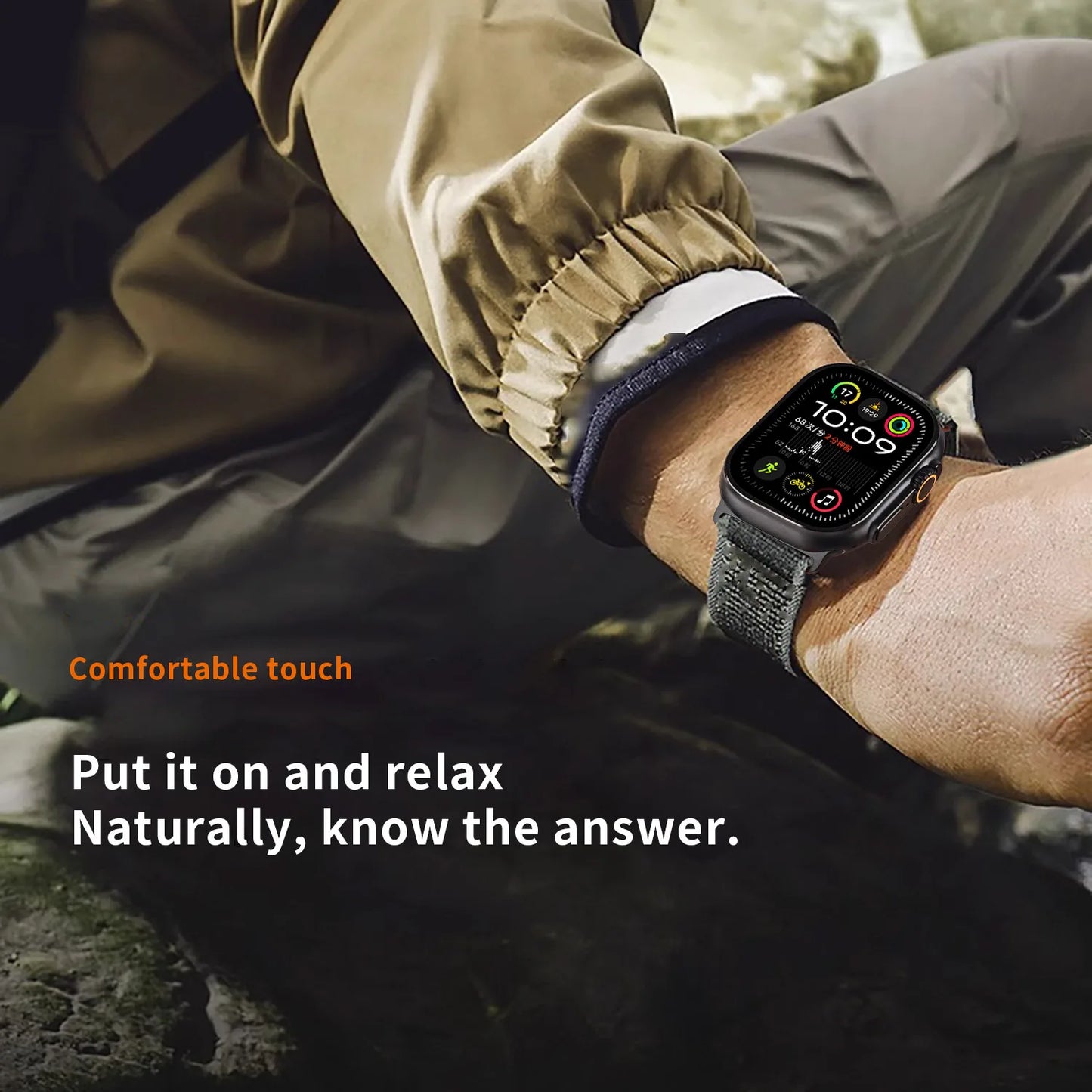 2025 New Suitable for Apple Watch  High Quality Nylon Strap Trail Loop For Watch Series 11 10 9 8 7 SE 3 Ultra 3 2 Band Iwatch