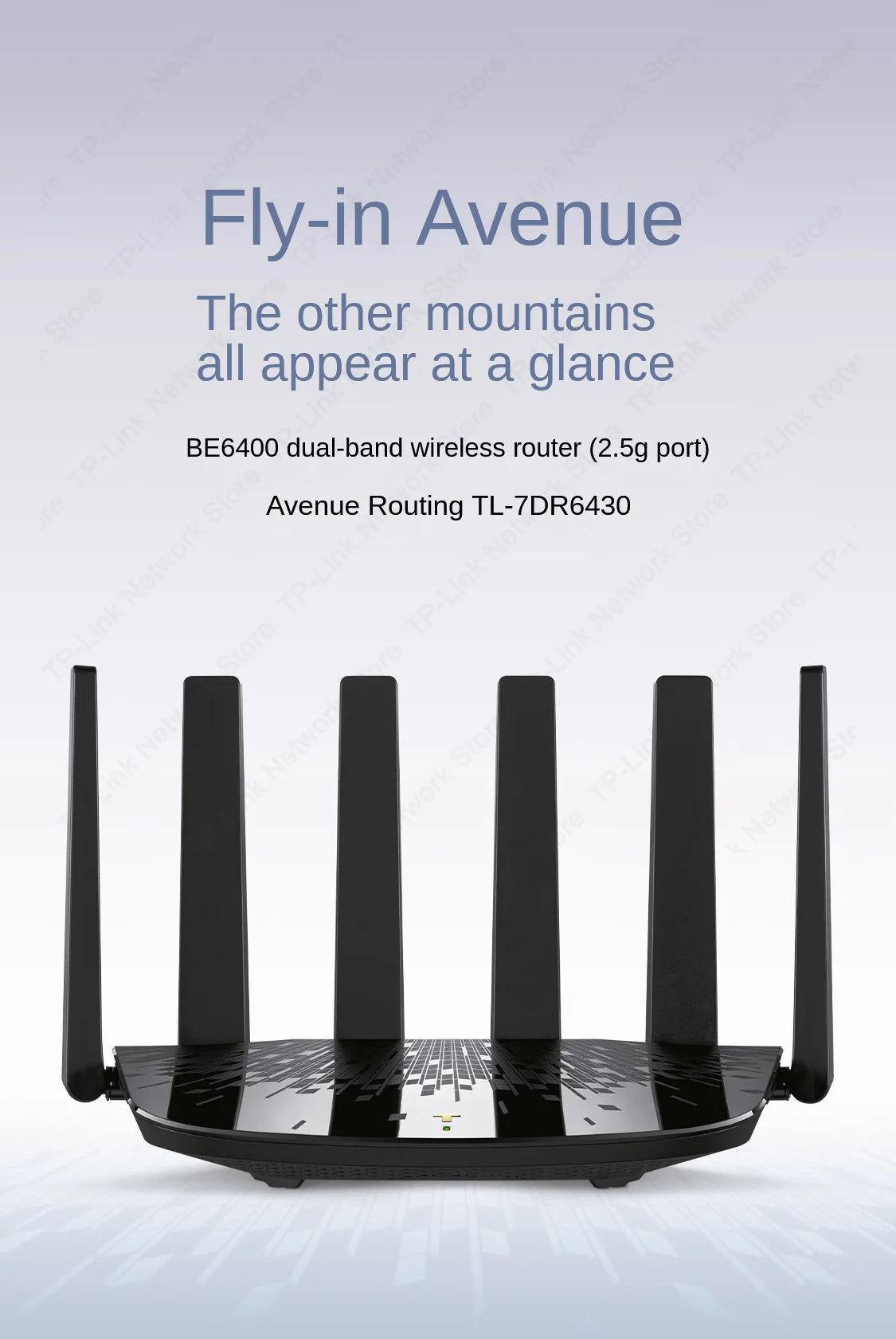 TP-Link WiFi7 AX6400 Wireless Router 6400Mbps Ultra-Fast Gigabit Router 802.11be  High-Performance Networking Home & Office