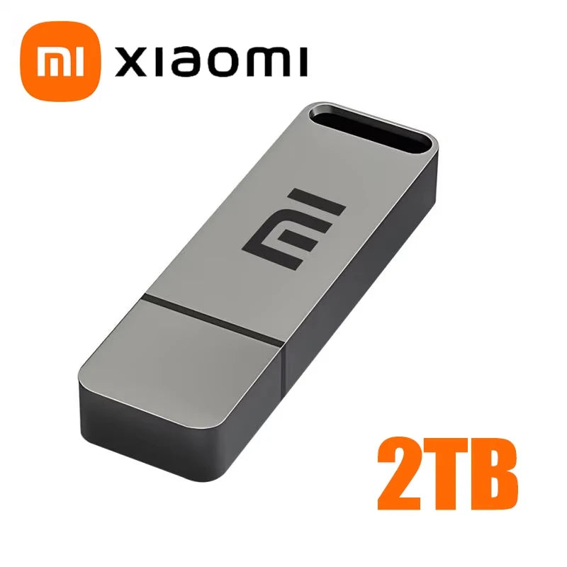 Xiaomi USB 3.2 16TB Flash Drive High Speed Transfer Metal Type C U Flash SSD Portable Mini Flash Drive Memory Waterproof U Drive