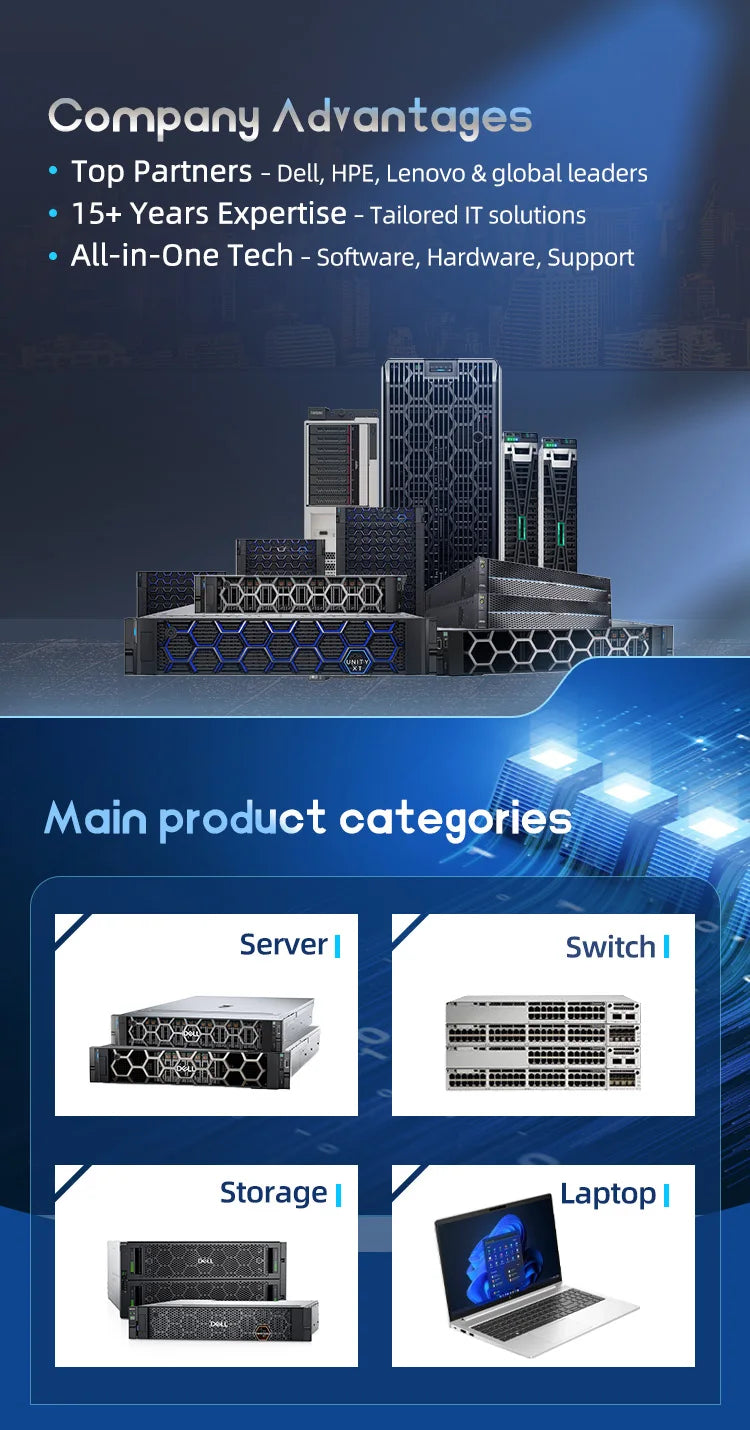 Hot Sale Dells PowerEdge R760 2U 6444Y CPU 16C 3.60GHZ 2U Rack Server R760