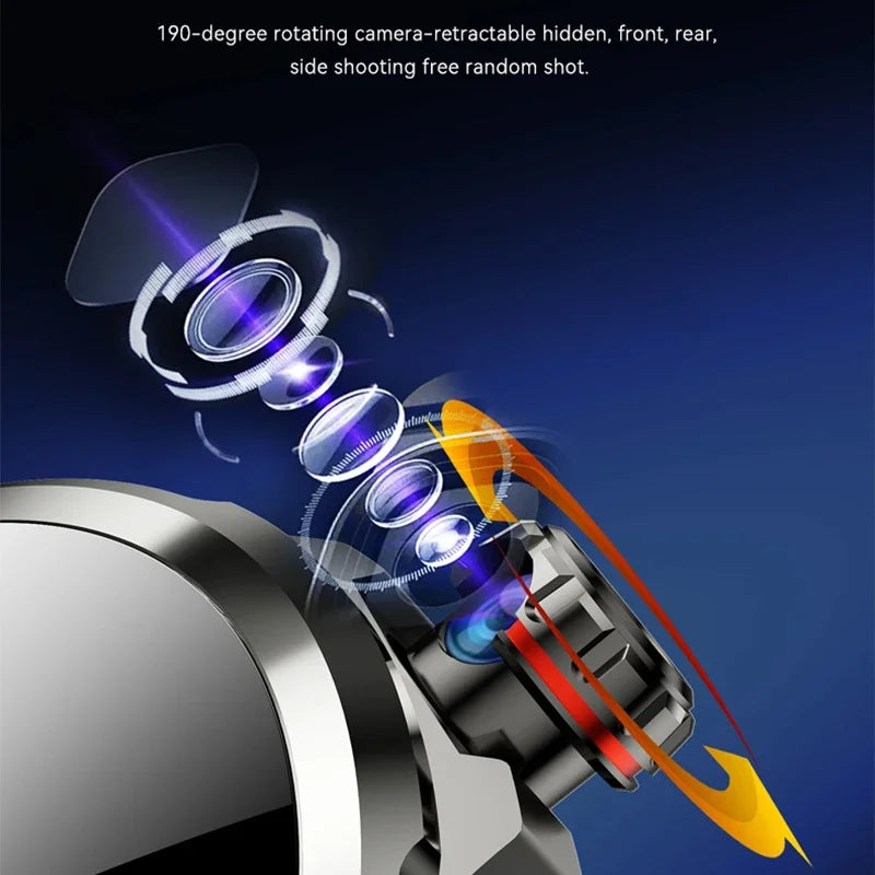 5G/4G Full Network Smart Watch 1.95 inch 720*720 Big Screen HD 8GB+128GB RAM Video Call Smartwatch Google Play WIFI GPS Sim Card