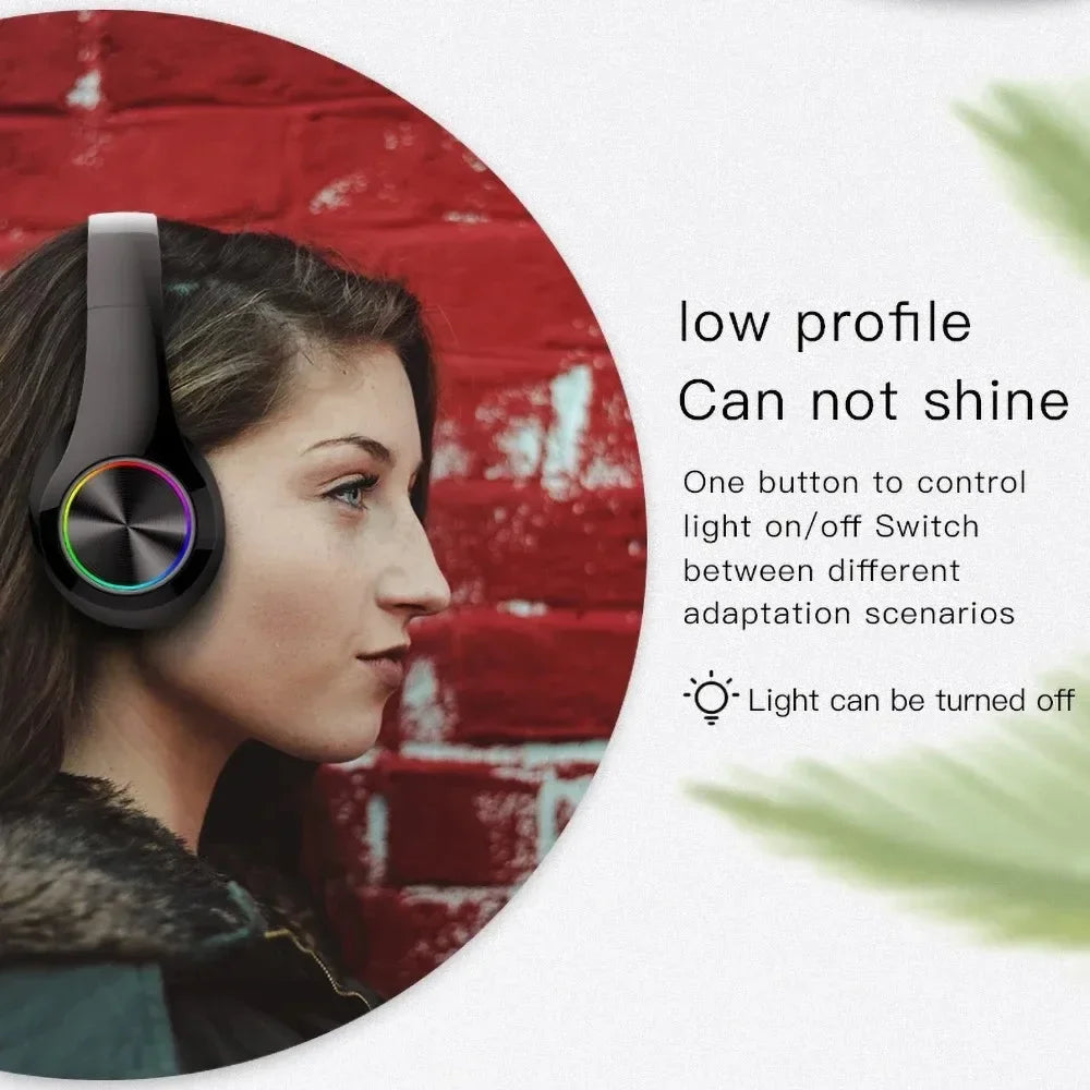 XIAOMI Bluetooth Headset Wireless Headphones Foldable HiFi Stereo Earphone With Mic Support SD Card FM For Xiaomi Iphone