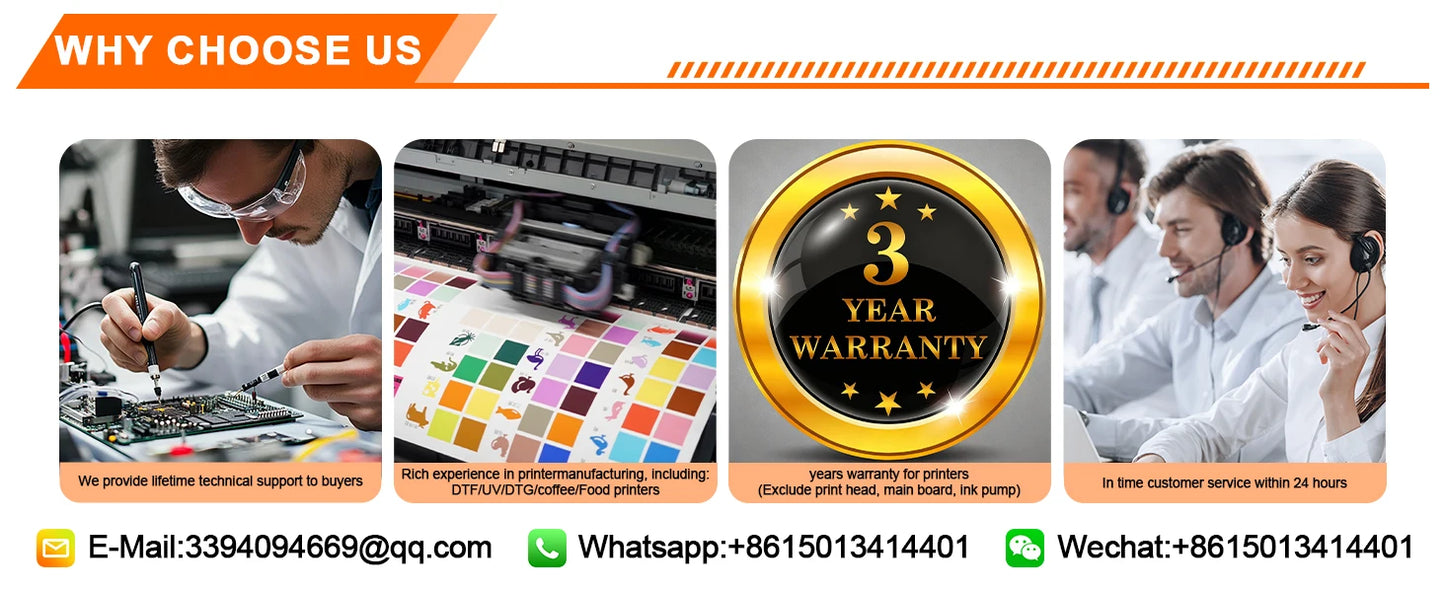 A3 DTF Printer Impresora 13inch XP600 DTF Printer Transfer Printe Direct Roll Film Printing Jeans Bag Hat DTF Printing Machine