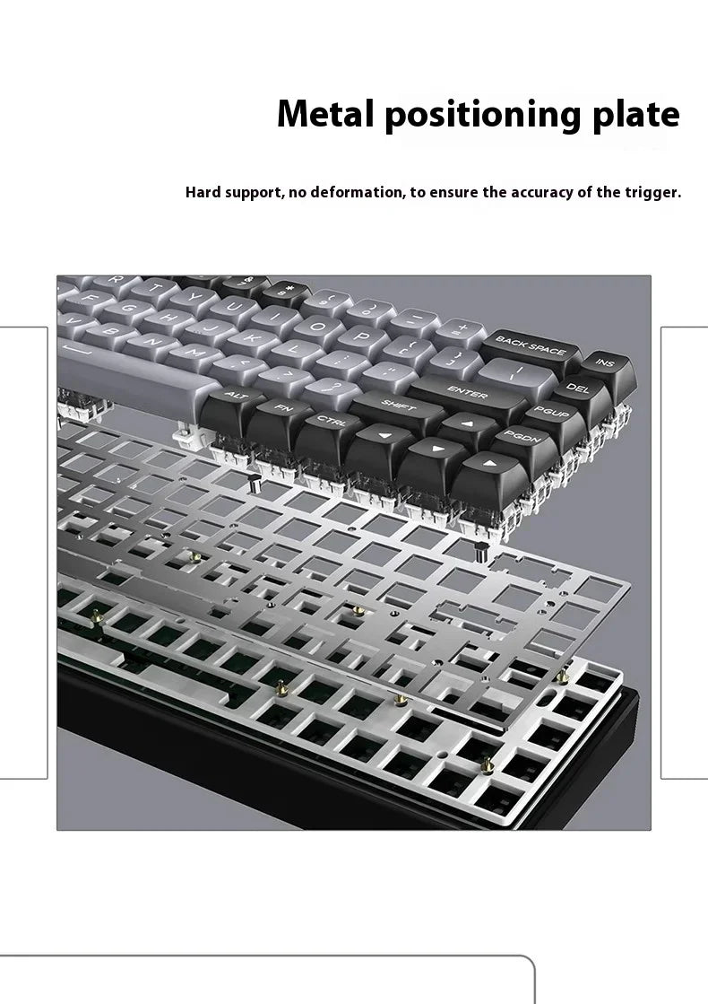 IYX MU68 Pro Mechanical Keyboard Magnetic Switch 8k RT0.04 RGB Backlit Hot Swap E-sports Gamer Keyboard Wired Aluminium Alloy