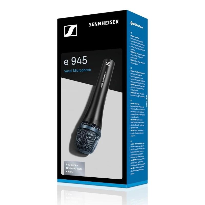 Original Sennheiser E945 Professional Wired Dynamic Supercardioid Vocal Microphone Handheld Stage Singing Karaoke Microphone
