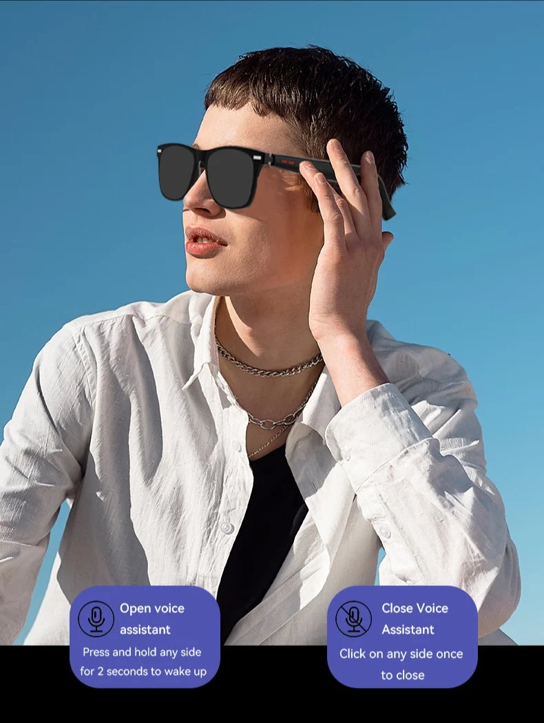 2025 For Ray-Ban Meta Smart Glasses Bluetooth Dual Speaker Daily Commute Travel Sport Waterproof Sunglasses Phonic Smart Glasses