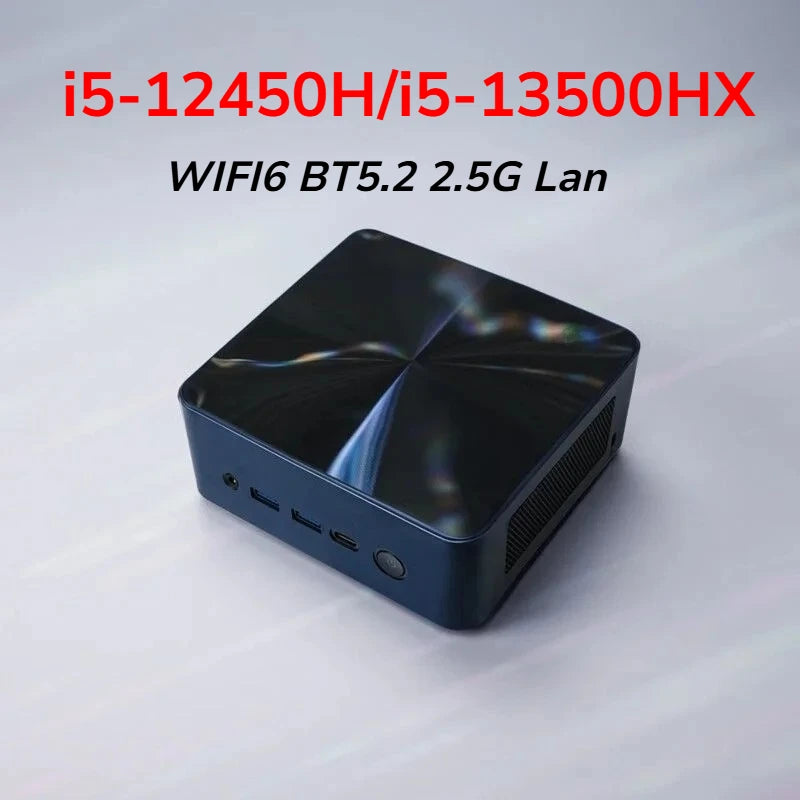 BitPC i5-12450H/i5-13500HX Mini PC DDR4 3200MHz NVMe PCIe3.0 Windows 11 Pro 2.5G LAN WiFi6 BT5.2 Desktop MINI PC Gamer Computer