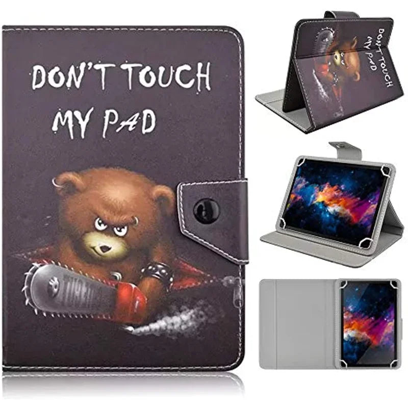 Universal 7"8"10.1"Tablet Case,8inch 10inch Tablet Cover,Folio Leather Stand Shell Case for 7-10.5 inch Android/iOS/Windows Capa