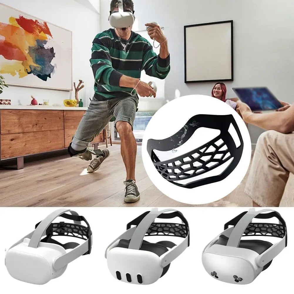 Comfortable Breathable ﻿For Quest 2/Quest 3S VR Accessory Reduce Head Pressure Comfortable Headband for Meta Quest 3 Strap