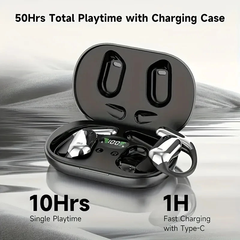 Real Time Translation Earbuds, AI Language Translator Earphone 3-in-1 Accents OWS Earbuds 144 Languages for Travel Business -Q16
