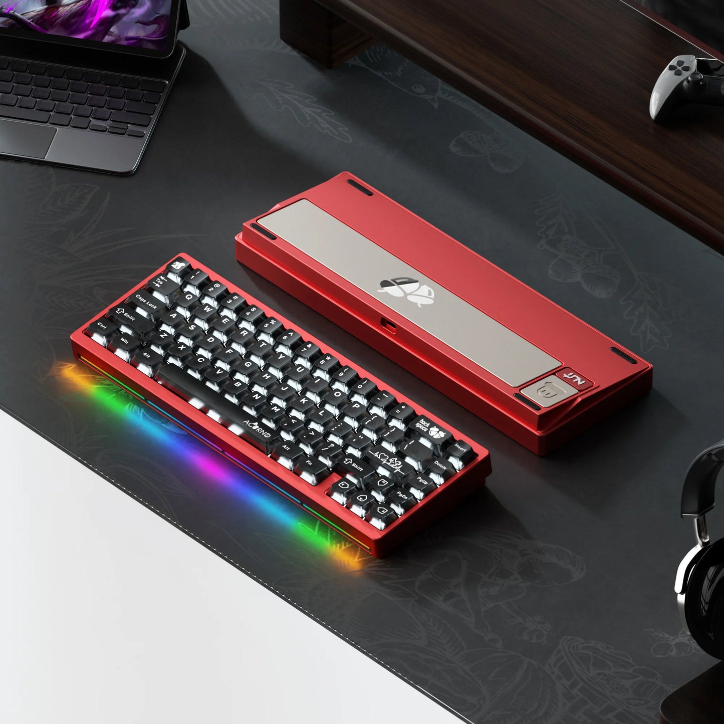 Lucky65 V2 NUT65 Sugar65 Weikav Lucky 65keys Mechanical Keyboard Aluminum 3-Mode Rgb Hot Swappable Custom Wired Gaming Keyboard