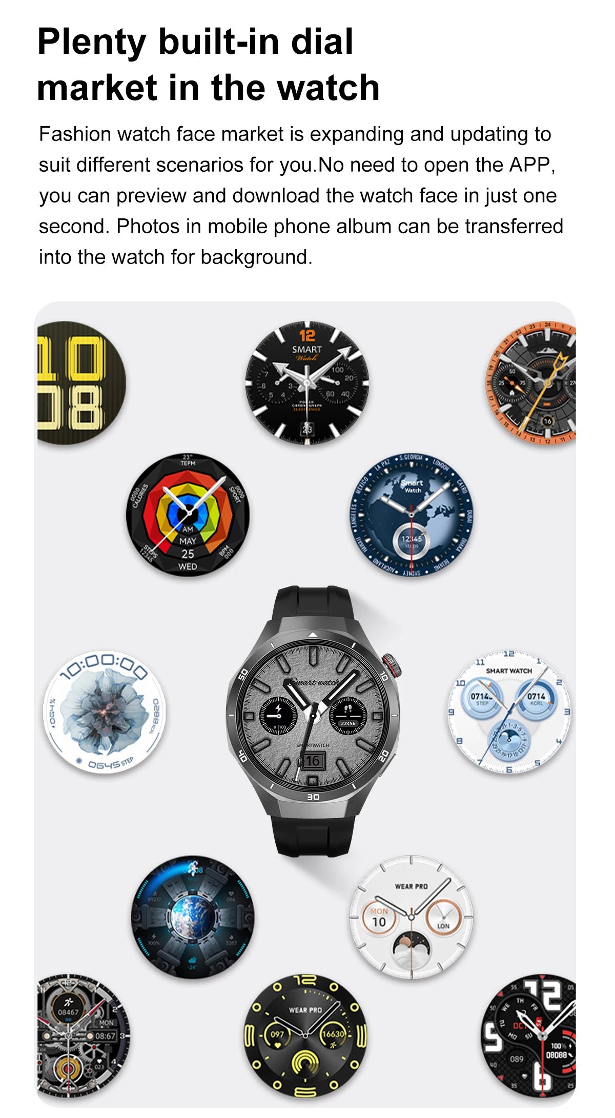 For HUAWEI GT 5 Pro 2025 New Smart Watches HD Sapphire Screen 32Gb Memory AGPS Navigation HD Video Bluetooth Call Smart Bracelet