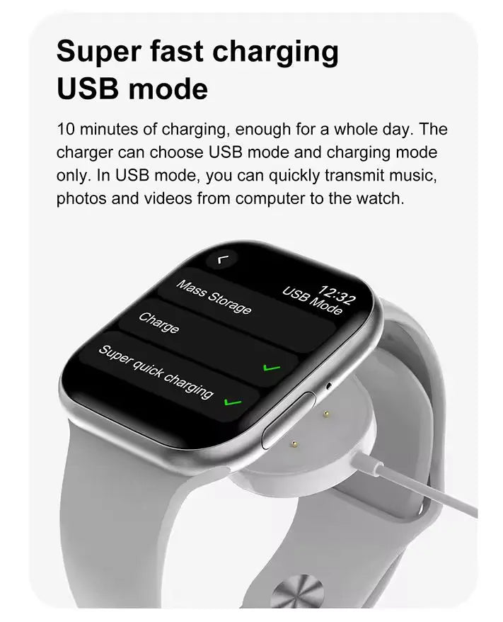 New 2025 Original For Apple Watch 10 Smart Watch Men Body Temperature Bluetooth Call NFC GPS Sports Women SmartWatch for Apple