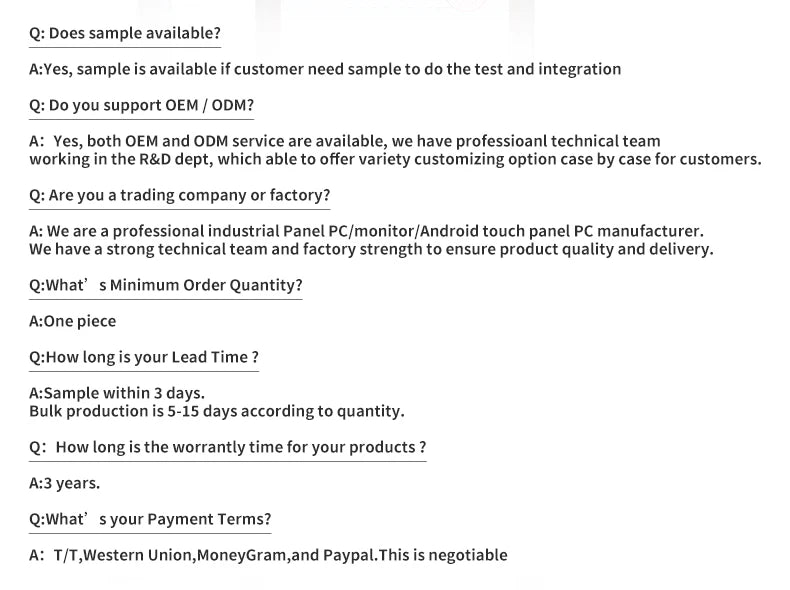 Factory Direct Sales 15.6 inch Wall-mounted and Desktop Industrial Tablets with Capacitive Touchscreen IP65 i3 i5 i7 4G 128G SSD