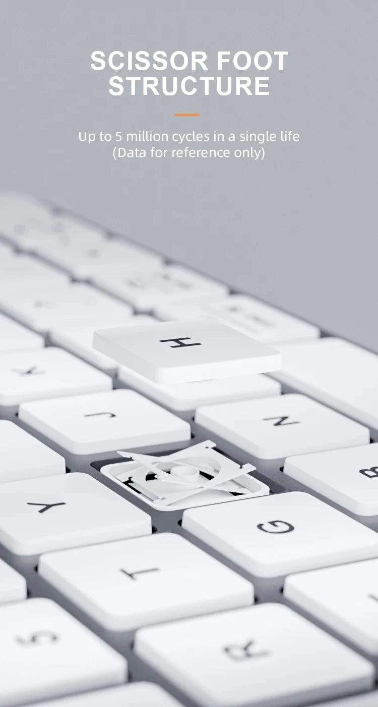 78key wireless Bluetooth Magic keyboard Office portable lightweight long life for mac/ tablet /windows