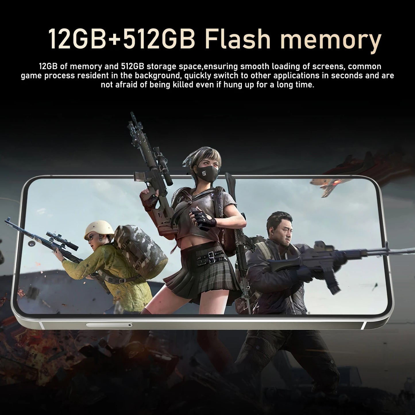 Global Version A56 Smartphone Android,6.8 inch,12GB RAM,512GB ROM,Dual SIM,Mobile phone,Google Play Store,16+32MP,6800mAh