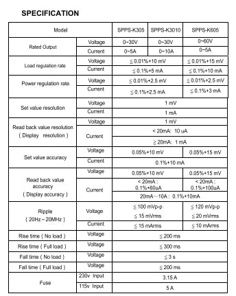 KUAIQU 5 Digits Programmable Adjustable Power Supply 30V 10A,Battery Simulation Tester,Real time Curve Display Voltage Current