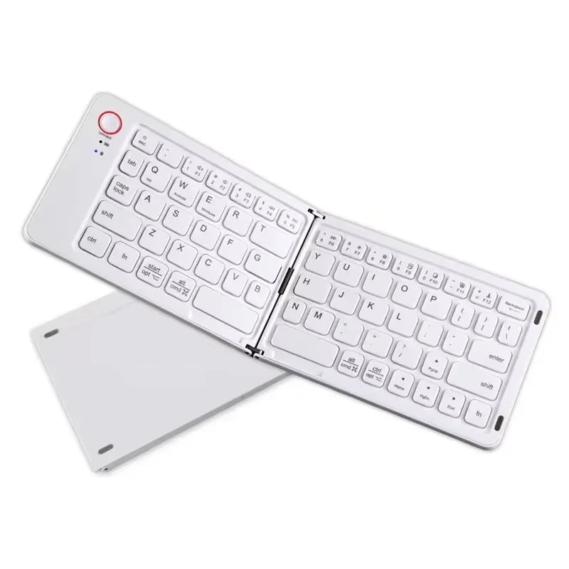 Wireless Folding Keyboard Bluetooth Keyboard with Numeric Keypad For Windows Android IOS Phone Travel Computer Mini keyboard
