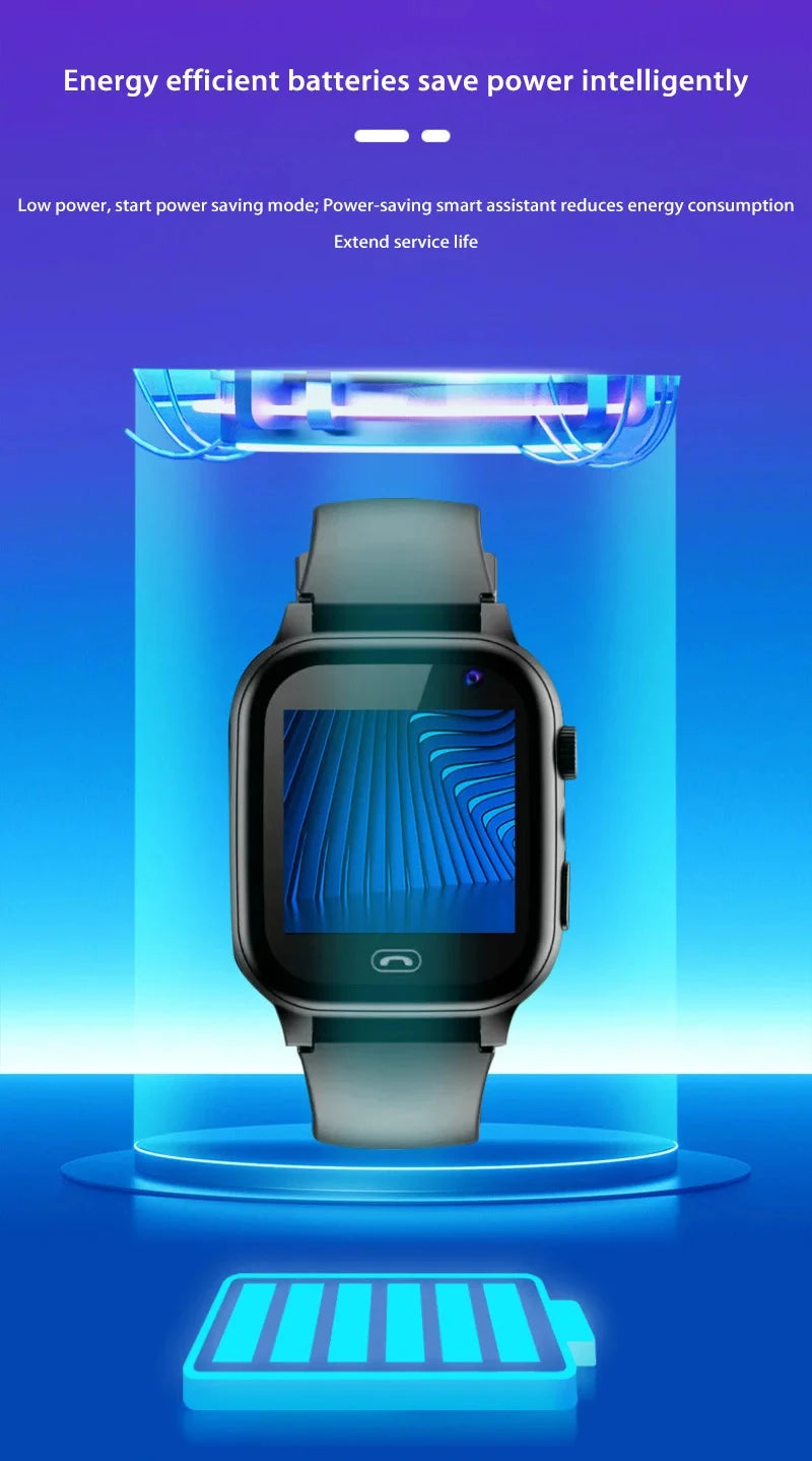 Xiaomi MIJIA Kids 4G Smart Watch Sim Card Call SOS GPS Location Child SmartWatch Camera Waterproof Watch For Boys Girls Present