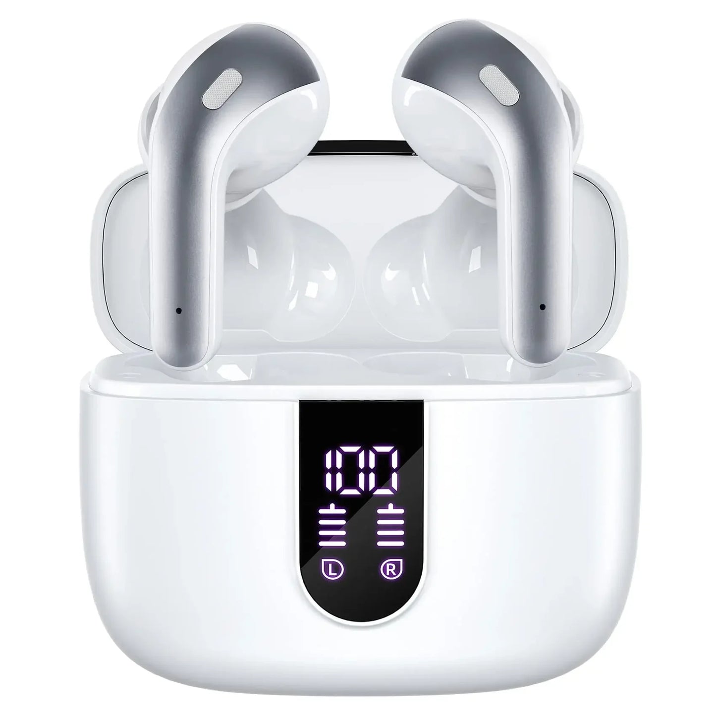 TWS LED Display Wireless Earbuds 50H Playback Mic Sport In Ear Buds Bluetooth Earphone For Smart Phone Laptop Computer