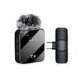 2IN1 Wireless Lavalier Microphone for Camera/iPhone/Android Broadcast Microphone for Video Recording Podcast Noise Reduction mic