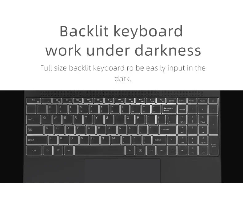 AKPAD 15.6-Inch IPS Display Laptop 16GB RAM 2TB SSD Intel Celeron 11th Gen N5095  Windows 11 Pro - Portable Office Notebook PC