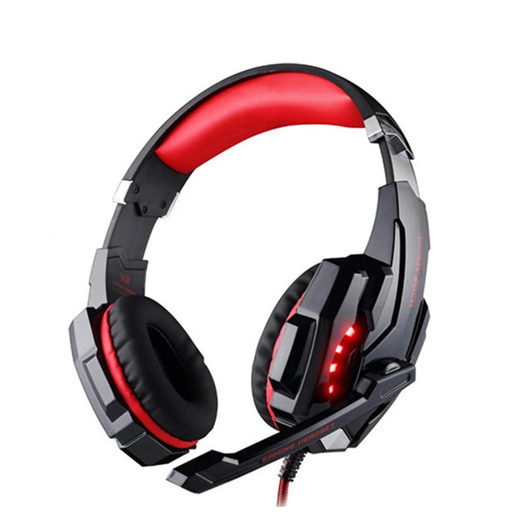 Combination G2000 Gaming Headphones with Microphone Stereo Led Headset + Gaming Mouse for PC Gamer PS4 Notebook Laptop Xbox One