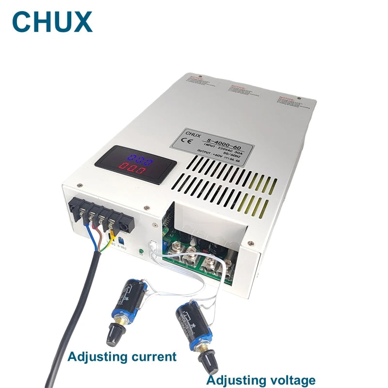 CHUX  Ac Dc Switching Power Pupply 12V 24V 36V 48V 60V 72V 100V 200V 300V Transformer 4000W SMPS LED Power Supply